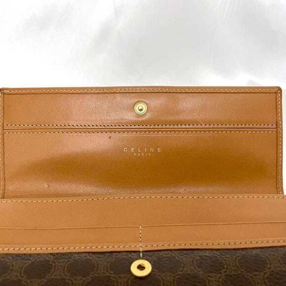 Pre Loved celine Women Brown Wallets - Picture 6 of 8